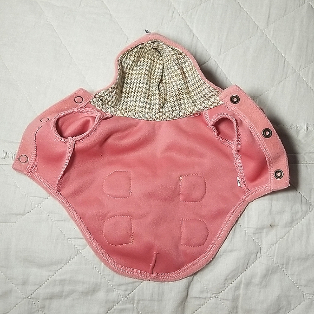 Puppy Angel luxury plush dog/cat coat with hood - Picture 8 of 13
